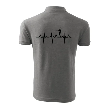 EKG tanečnice salsy