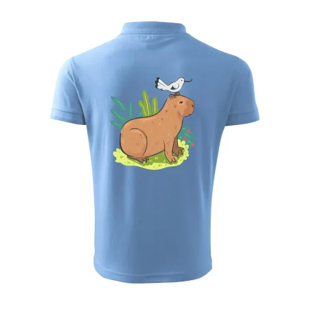 Kapybara a vtáčik