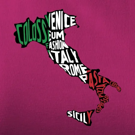 Mapy - názvy miest - Taliansko