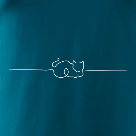 Mačka linka kreslená