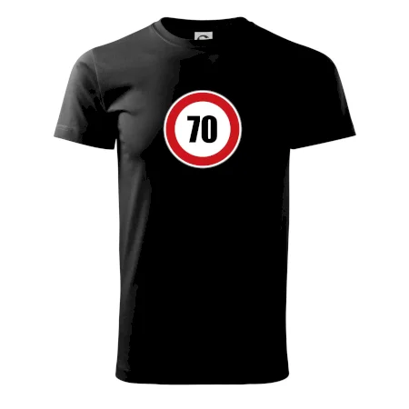 Dopravná značka - obmedzenie rýchlosti 70