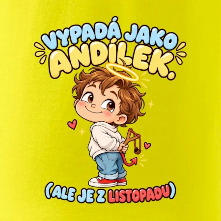 Vyzerá ako anjelik, ale je z novembra s prakom