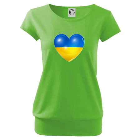 Ukrajina srdce vlajka