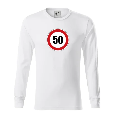 Dopravná značka - obmedzenie rýchlosti 50