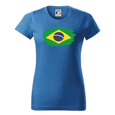 Brazília vlajka štetkou