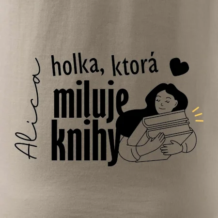 Čiernobiela holka, ktorá miluje knihy - holka - Vaše meno