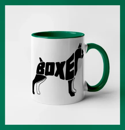 Boxer nápis v tele