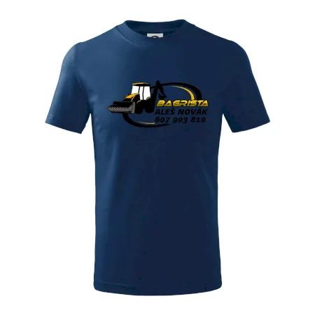 Bagrista v kruhu - vlastný nápis