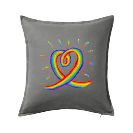 Srdce pride dúha kreslená