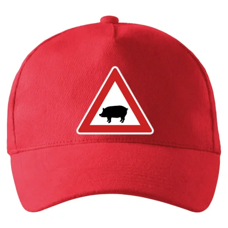 Dopravná značka - Pozor prasa domáca