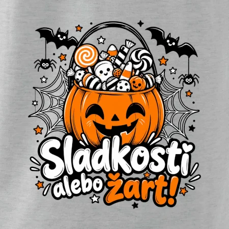 Sladkosť alebo žart tekvicový košík