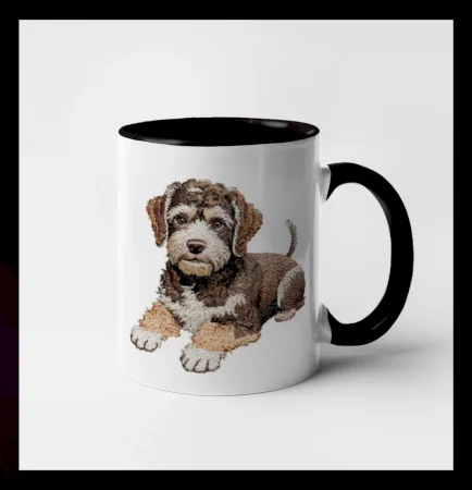Lagotto romagnolo vyšívaný veľký