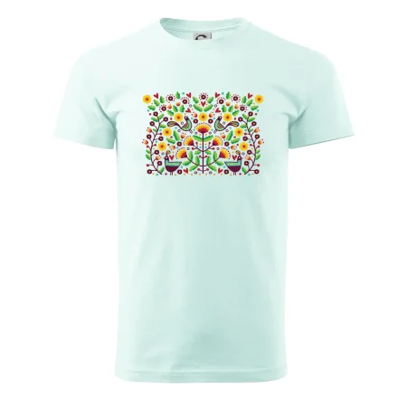 Folklór - farebne kvetiny obdĺžnik