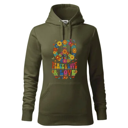 Peace and love - na výšku s květy