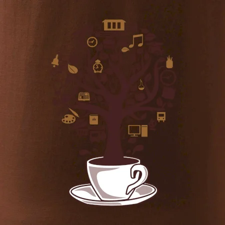 Coffee Tree parts from school icon