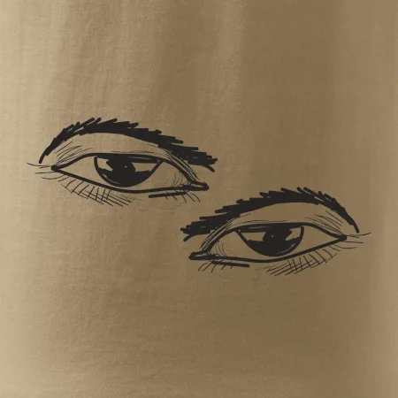 Párový motív - oko prižmúrené