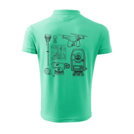 Geodet teodolit dron