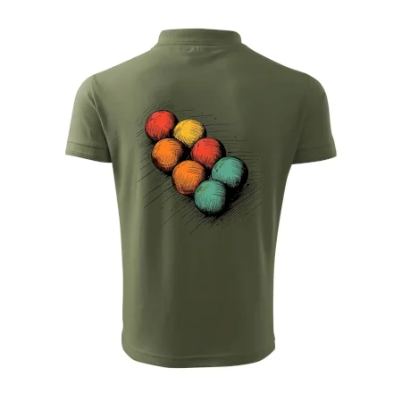Petanque guľa kresba