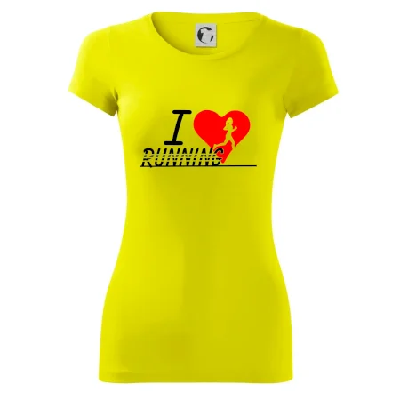 I love running dievča