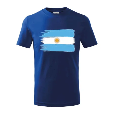 Argentína vlajka kreslená štetkou