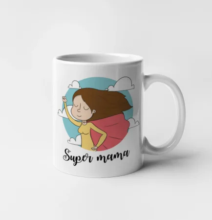 Kreslený obrázok Super mama