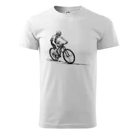 MTB kreslený cyklista