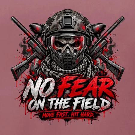 Lebka bojovníka – No Fear paintball