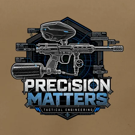 Technický nákres – presnosť je dôležitá paintball