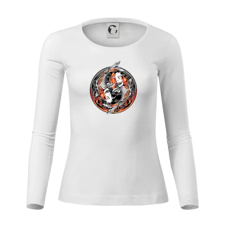 Yin & Yang Koi kapor - oranžový