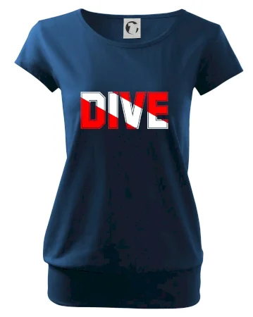 Dive nápis vlajka