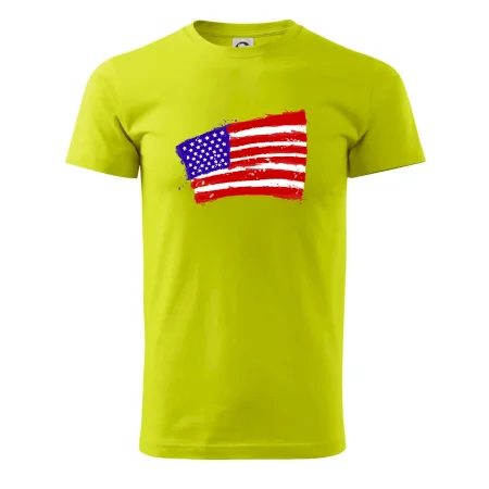 Americká vlajka ohnutá