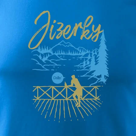 Jizerky - modrý les chill