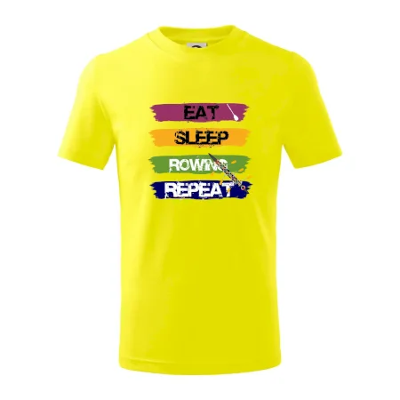 Eat sleep rowing repeat farebné