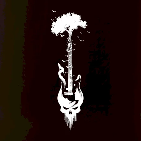 Gitara strom a lebka