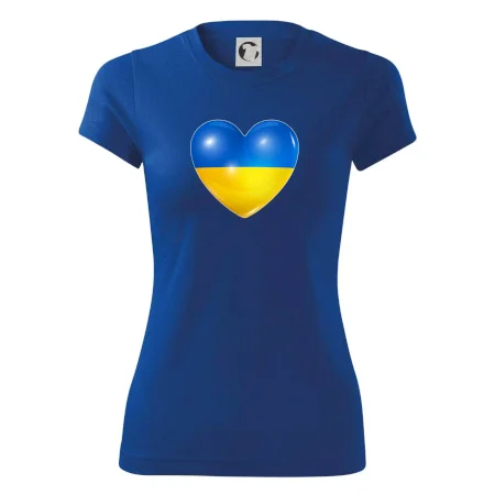 Ukrajina srdce vlajka
