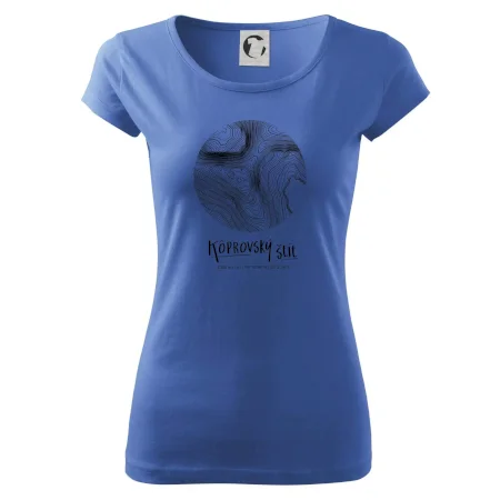 Kôprovský štít - vrstevnice v kruhu