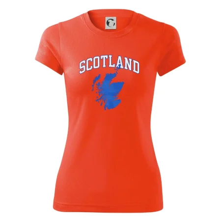 Scotland nápis s mapou