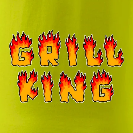 Grill King ohnivý nápis