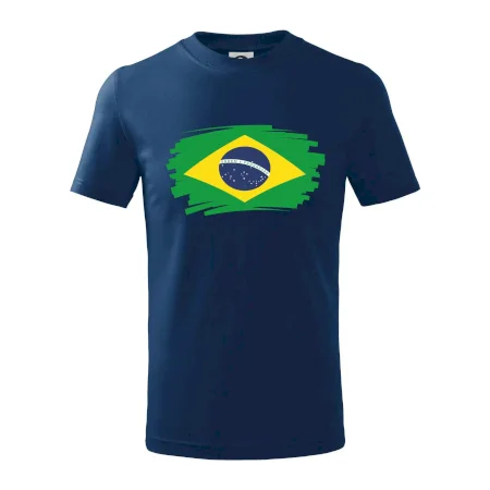 Brazília vlajka štetkou