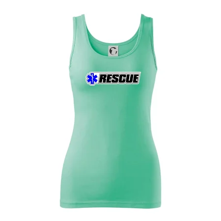 Záchranár rescue kríž modrý