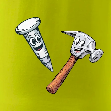 Parové tričko - Kladivo a klinec