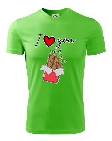 I love you and chocolate