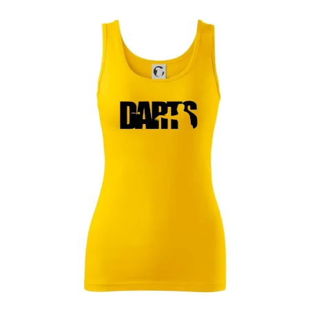Darts - nápis so šípkarom