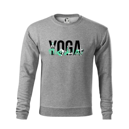 Yoga nápis farebný