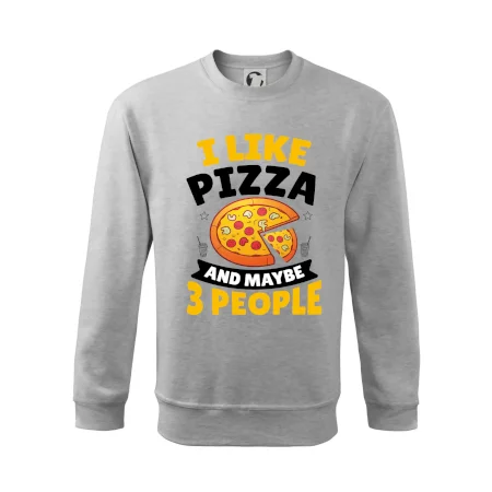I like pizza and maybe 3 people
