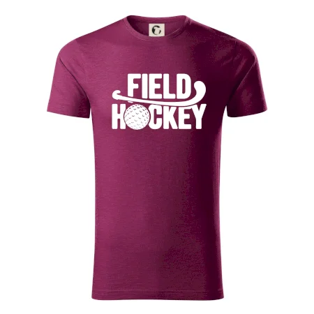 Field hockey loptička a nápis
