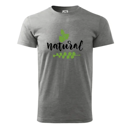 Natural - nápis v listoch