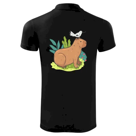 Kapybara a vtáčik