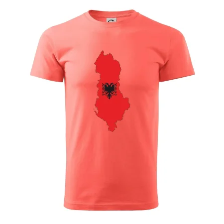 Albánsko mapa a znak