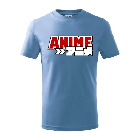 Anime nápis červený